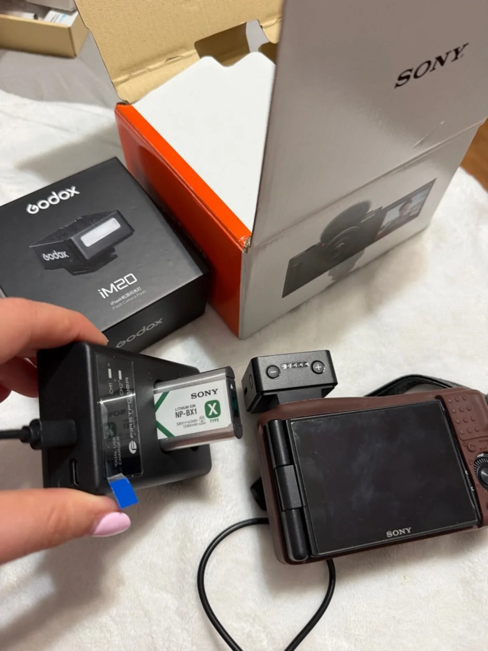 Sony Brown Compact Digital Camera with Pop-Up Flash
